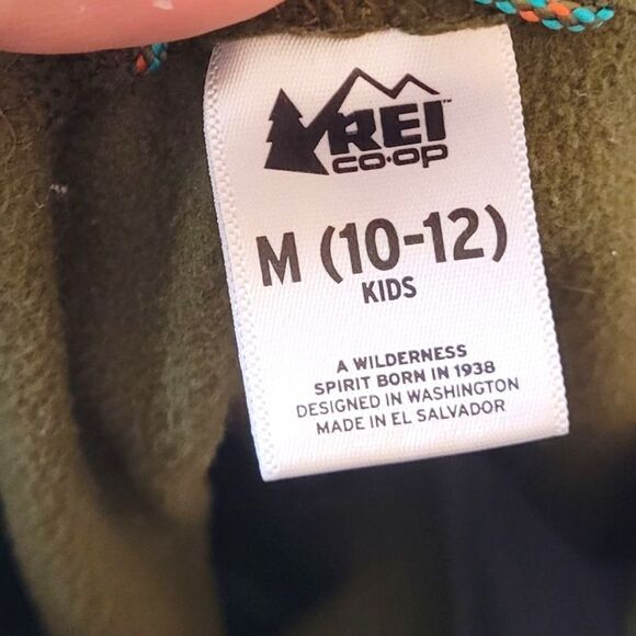 REI Kids's Olive Green Fleece Pants Size M - Picture 3 of 7